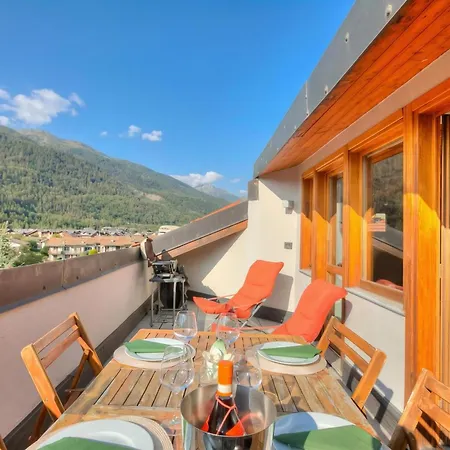 Sunny Penthouse With Mountain View - Happy Apartment *